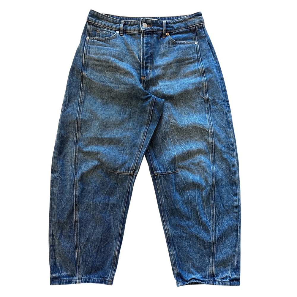 High-Rise Women’s Jeans in Distressed Blue